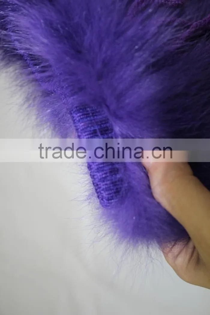 Creative Design Gorgeous Style Fox Fur Leg Warmers High Knee Fur Socks Boots Sleeves