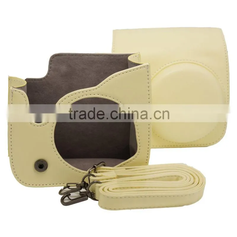 Yellow camera bag for instant camera