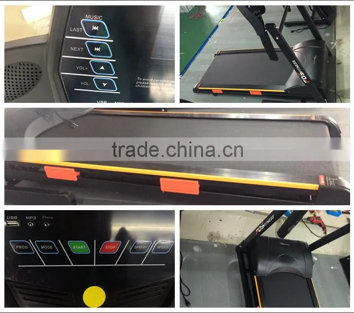 Motorized treadmill home use treadmill high quality treadmill with oil cylinder