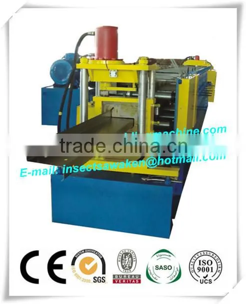C purlin roll forming machine and Z purlin roll forming machine, C section profile roll forming machine