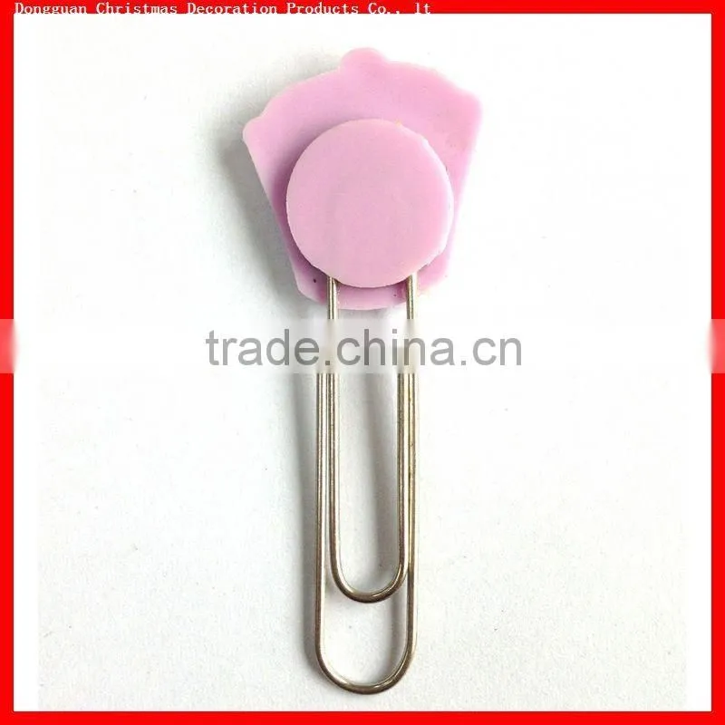 cake shaped metal paper graft clip
