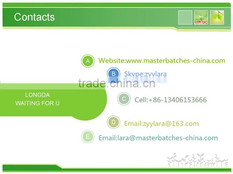 high cost effective additive masterbach/White Masterbatch