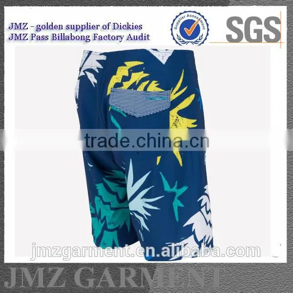 sublimation printed beach shorts board shorts for men polyester swimwear & underwear good price on sale