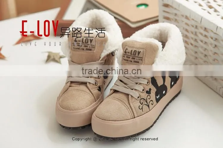 Hot sales high quality and cheap ladies winter shoes