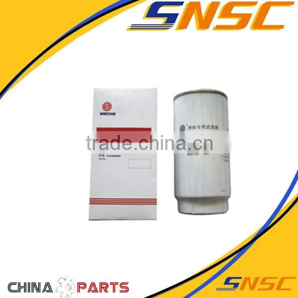 WD615 Weichai Engine oil filter, fuel filter, filter core, filter assy,air filter,engine filter