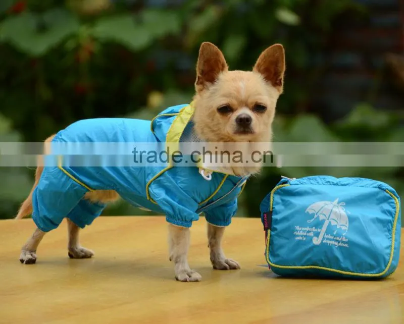promotional double layer dog raincoat
