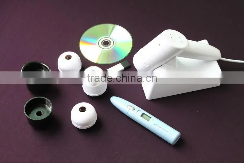 HOT!! 5 Detection Lens boxy skin and hair analyzer/skin analyzer machine