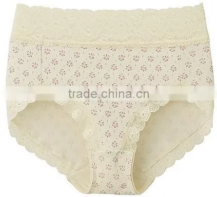 mini flowers high waist girl cotton panties