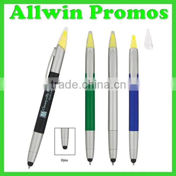 Top Selling stylus pen with highlighter