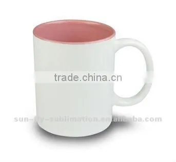 Sublimation Ceramic Inner Color Printed Mug Dark Green(SFS-MG02)