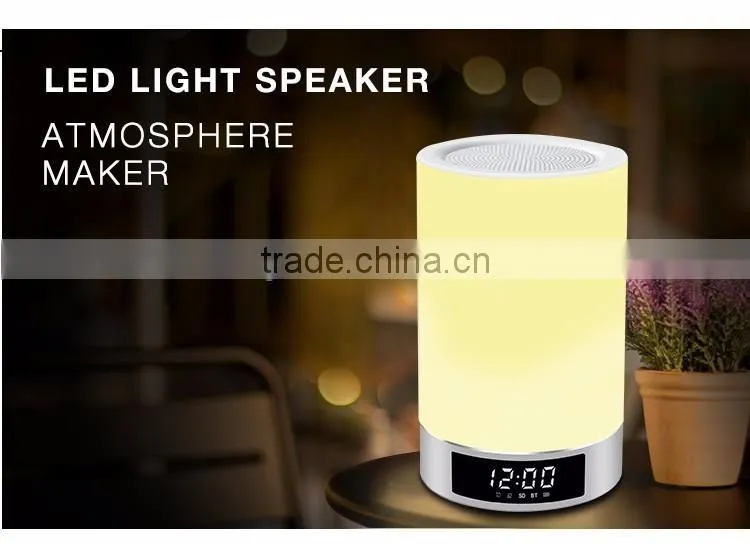 Lighting touch lamp portable speaker and bluetooth speaker