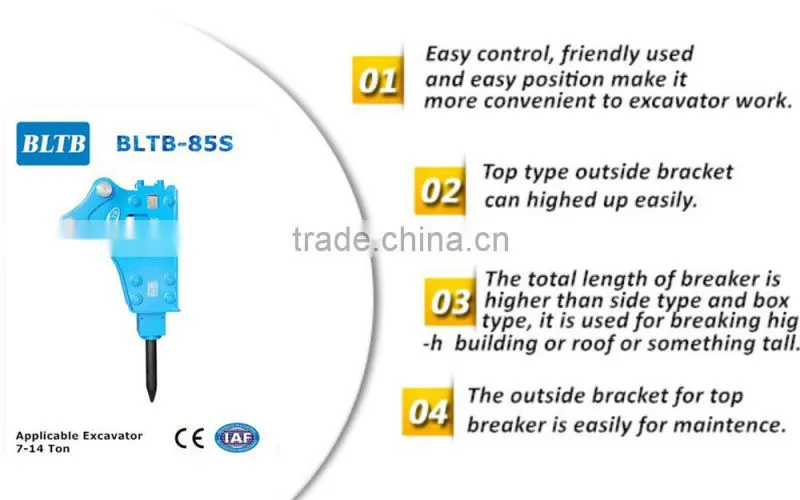BLTB85 series construction machine part hydraulic breakers