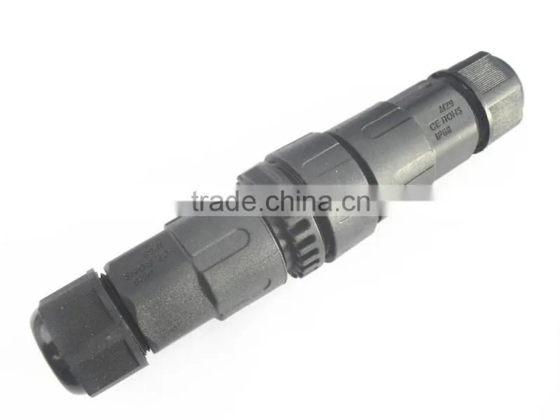 50A/15A high current power cord screw and solder termination waterproof connector