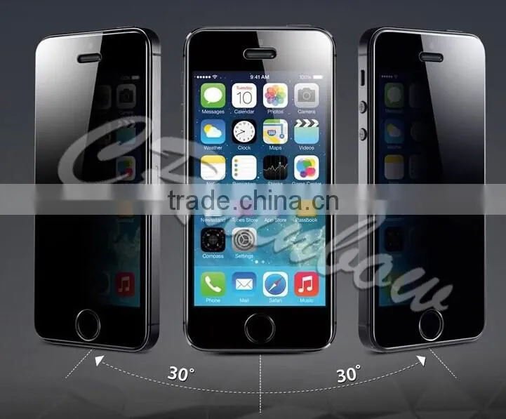 Wholesale privacy filter screen protector for iphone 4 privacy glass