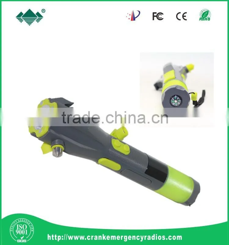 Emergency multi-function safety hammer withLED/SOS light,knife.magnet