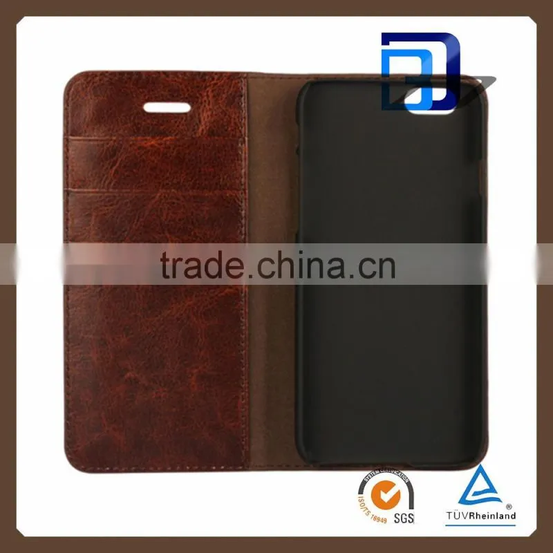 Phone Case Wallet Leather Flip Cover for Oppo R7, for Oppo R7 Leather Case