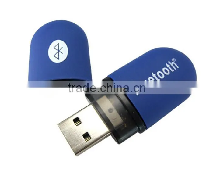 USB Wireless Bluetooth Dongle Adapter for Laptop Desktop Tablet Computer - BLUE