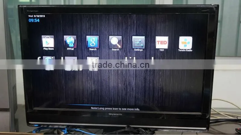 smart android tv box DVB-S2 BISS,CCCAM,WIF