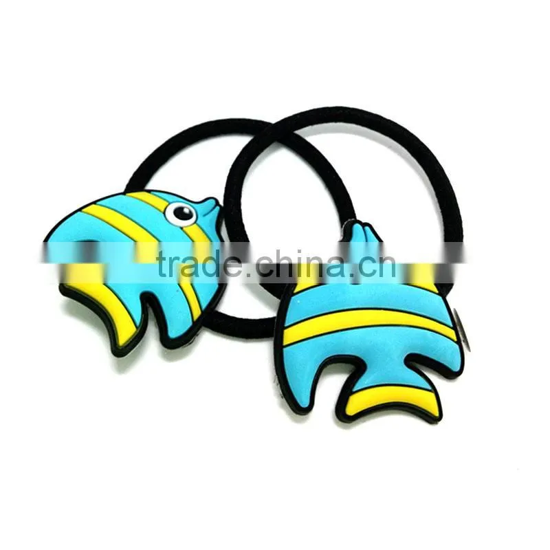Santa Claus design PVC custom hair band with cartoon