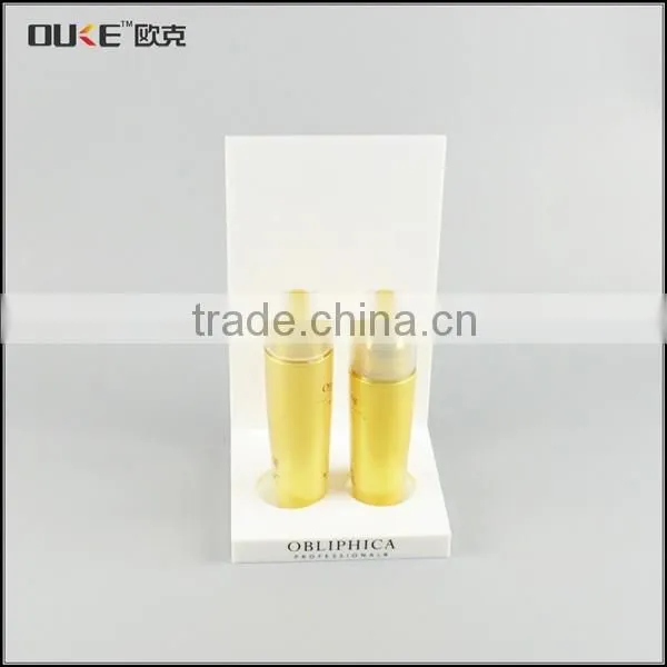 factory best price white color acrylic material plexiglass display for cosmetic