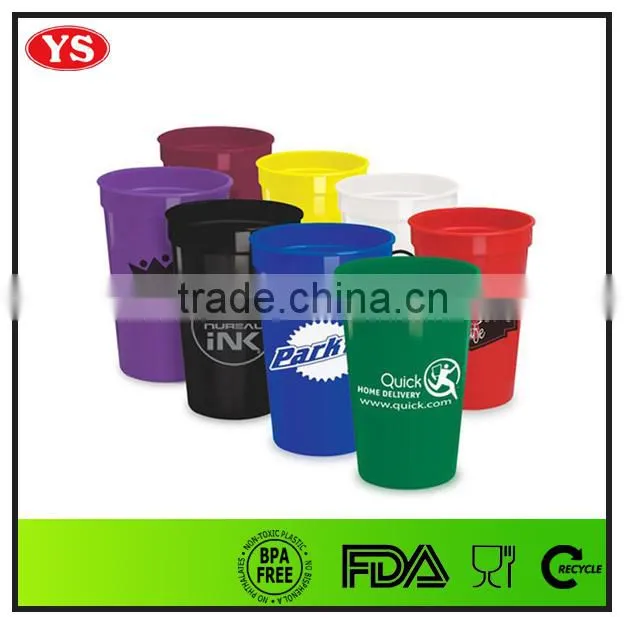 16oz food grade PP material stackable plastic mug