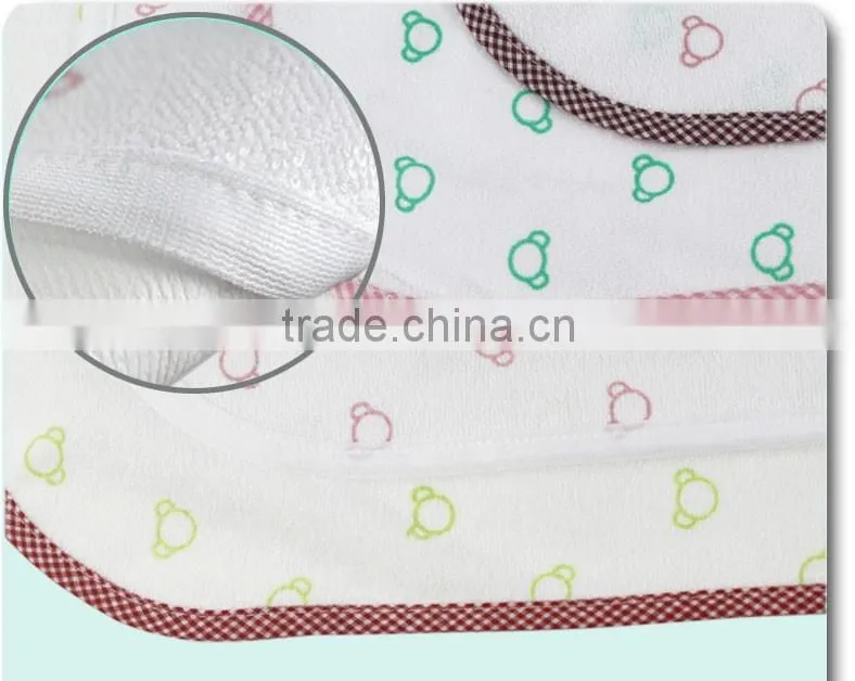 Bamboo Terry Cloth Printed Infant Baby Reusable Underpad / Changing Pad