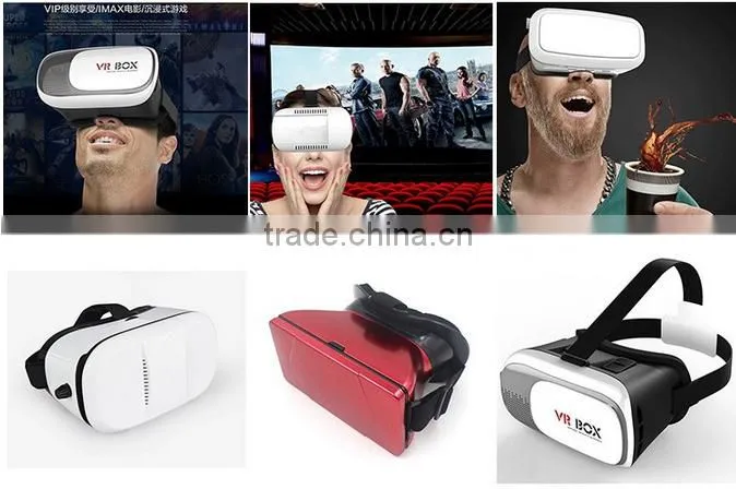 2016 Newest Design 3D Glasses Helmet Same as Google Cardboard Lens VR glasses