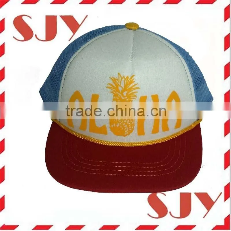 3-24 months Baby infant foam flat bill trucker mesh hat