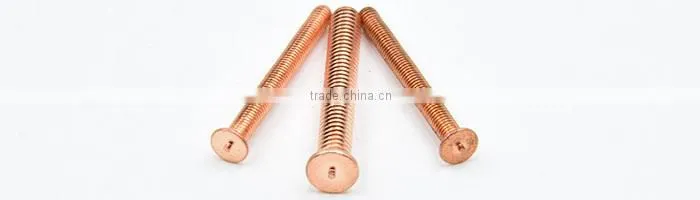 Copper Threaded Flanged Capacitor Discharge Stud