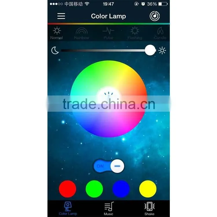 Hot sales!Factory supply, hot selling Colorful light Fashional smart lamp touch sensor bluetooth speaker