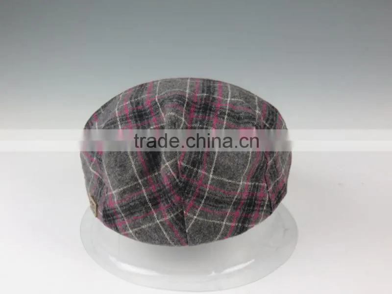 unisex women&men all year round winter warm duckbill ivy flat cap hats