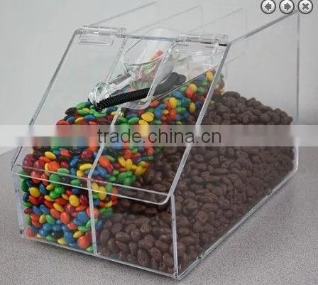 Acrylic Candy Bin With Lid,Acrylic Candy Box,Acrylic Chocolate Box