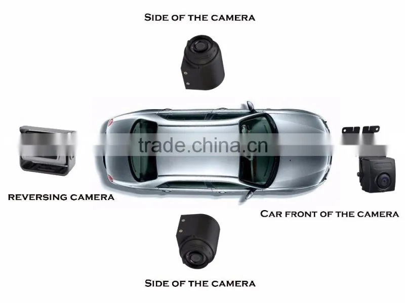 IW-C201 120 degree side view car camera 170 degree car reversing camera 3rd brake light reverse camera