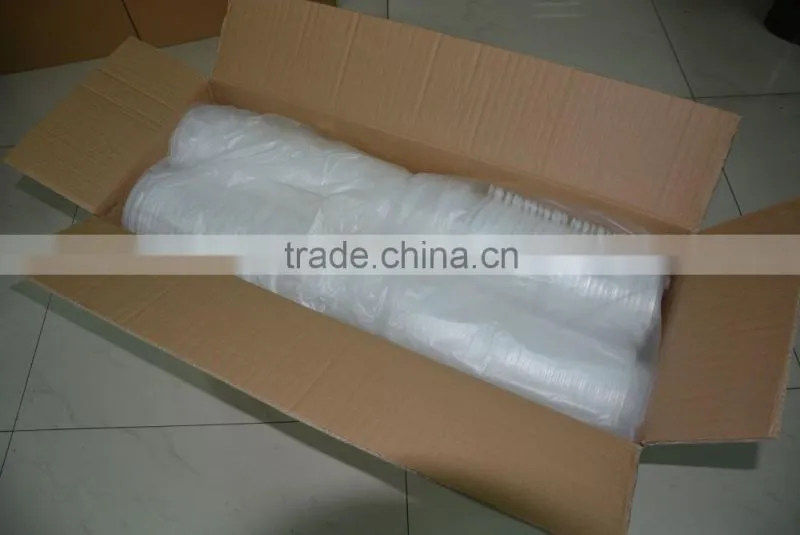 2016 hot sale beautiful clear plastic round cylinder gift box container with sticker