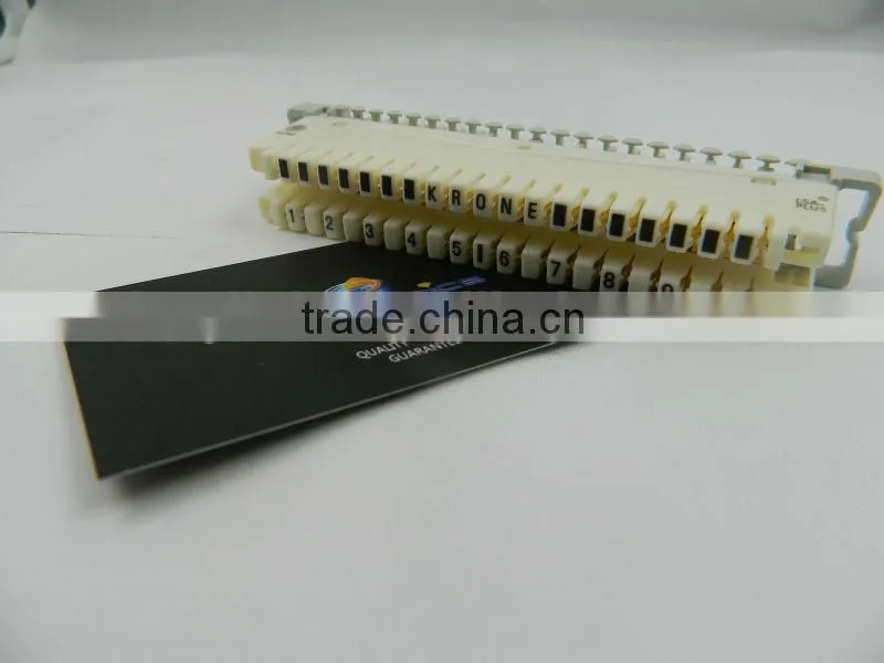 factory supply made in china 10 pair disconnection module outside ABS inside Iron plating silver