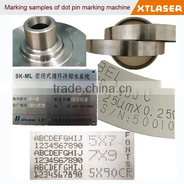 2014 hot sale low price Automobile and Motorcycle Parts Nameplate Serial Number Handheld Dot Peen PneumDot Peen Marking Machine