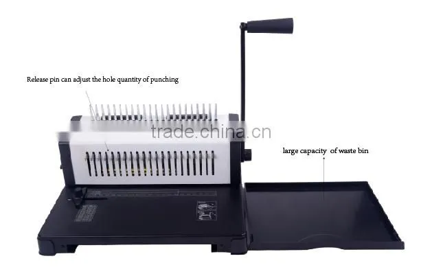 China oem heavy duty metal cardboard binding machine