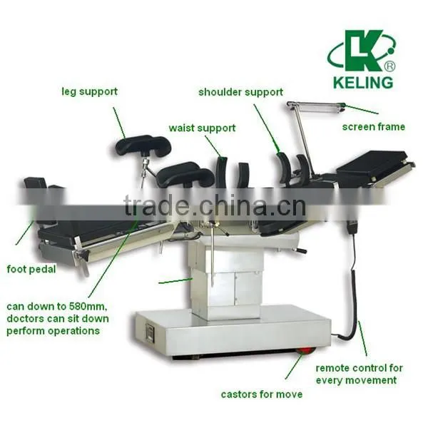 KL-D.IB Electric Stainless Steel Operation Theatre Table Ophthalmic Operation Table