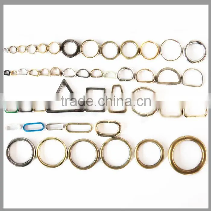 Decorative brass Metal handbag O Ring , Round Ring