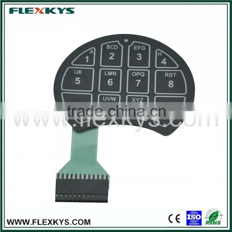 Various shapes keypad switch