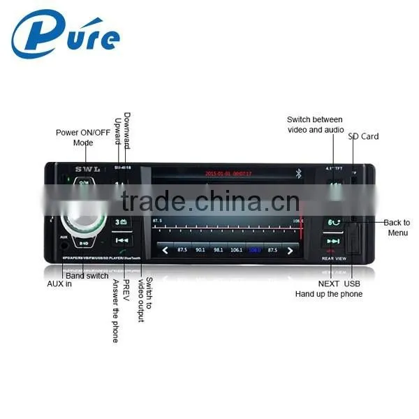 Bluetooth Radio MP5 Digital Display Car MP5 Player FM Radio Player with DC 12V Voltage