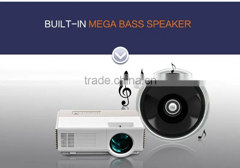 low price LED 1500Lumens mini projector with tv tuner