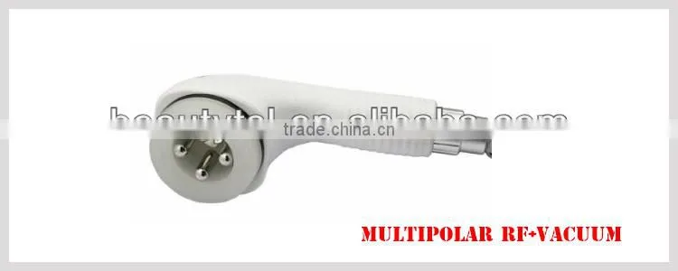 Real 5mhz rf cavitation skin care machine with 40khz cavitation and 5mhz rf handles