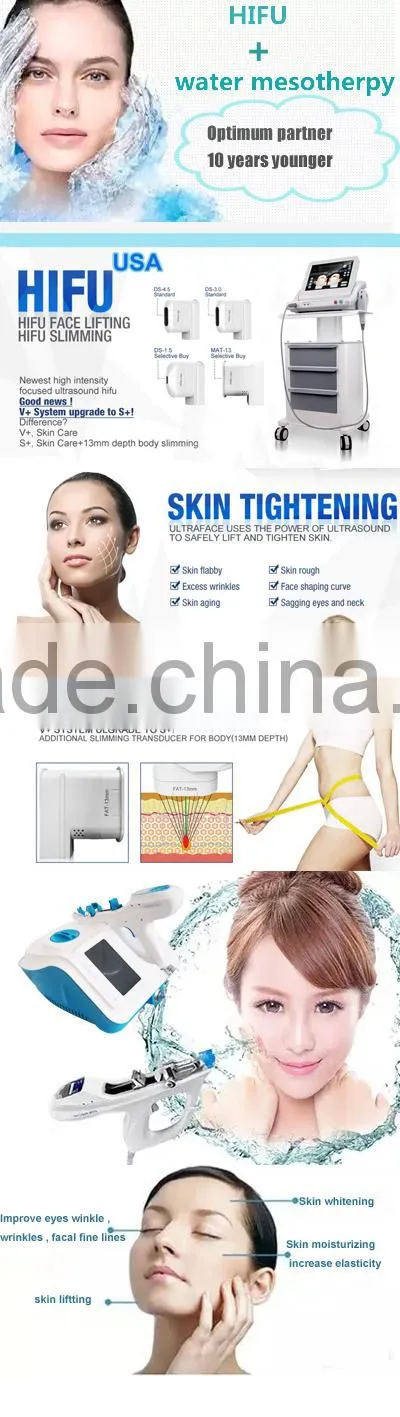2016 High quality best-selling portabale no-needle mesotherapy machine for skin whitening and skin rejuvenation