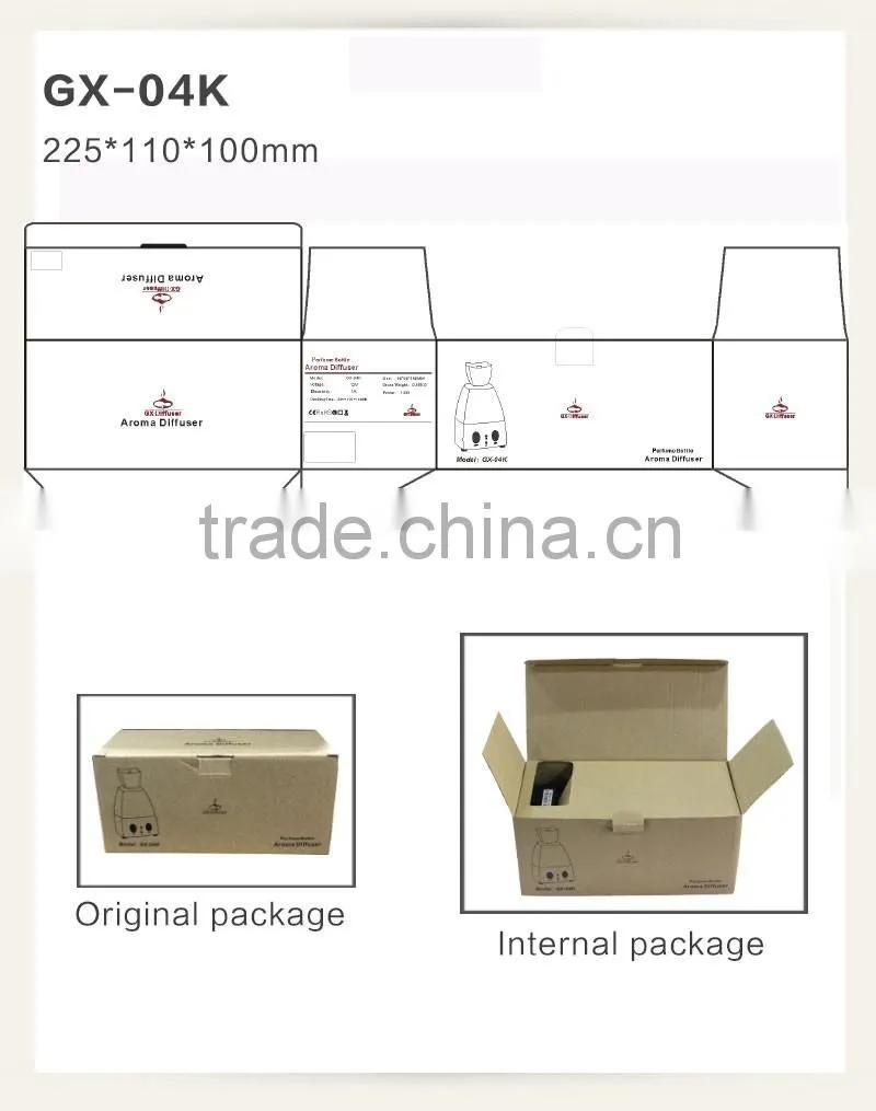 GX Diffuser perfume diffuser/battery operated aroma diffuser/ aroma diffuser light wood colour