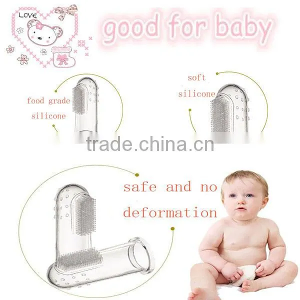 Factory directly sale silicone baby tooth and tongue clean brush