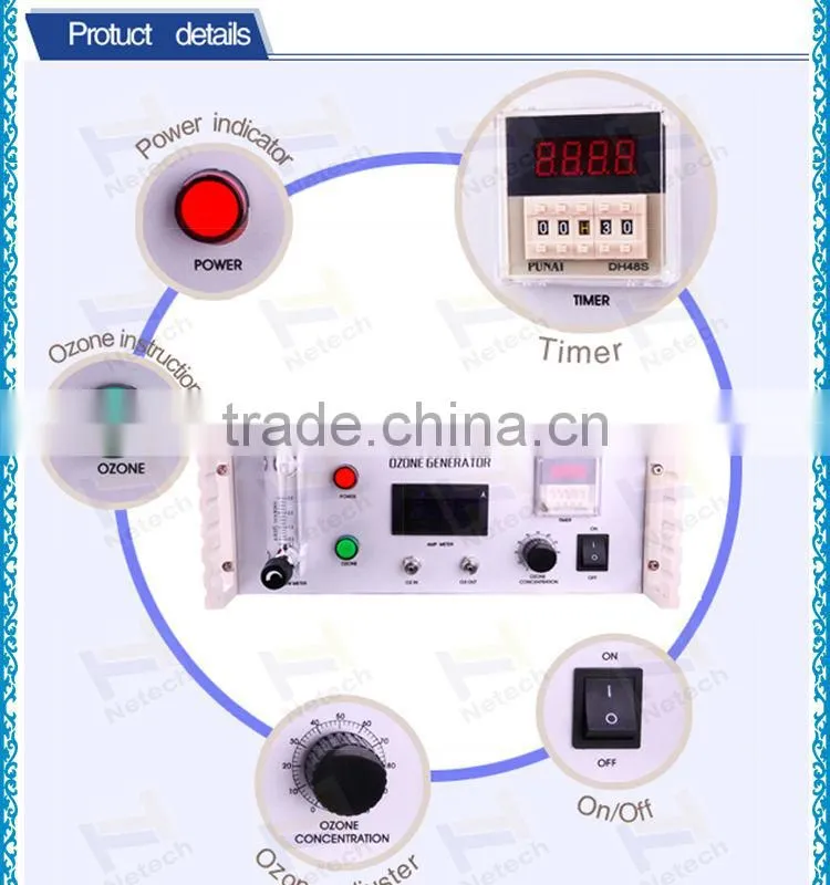 High frequence 2g 3g 5g 6g ozone medical air purifier