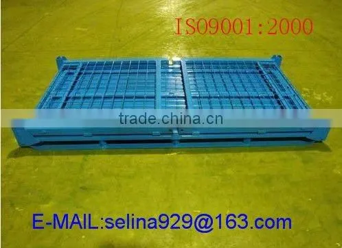 folding metal box container