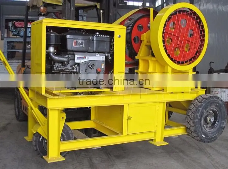 Mobile Diesel Jaw Crusher