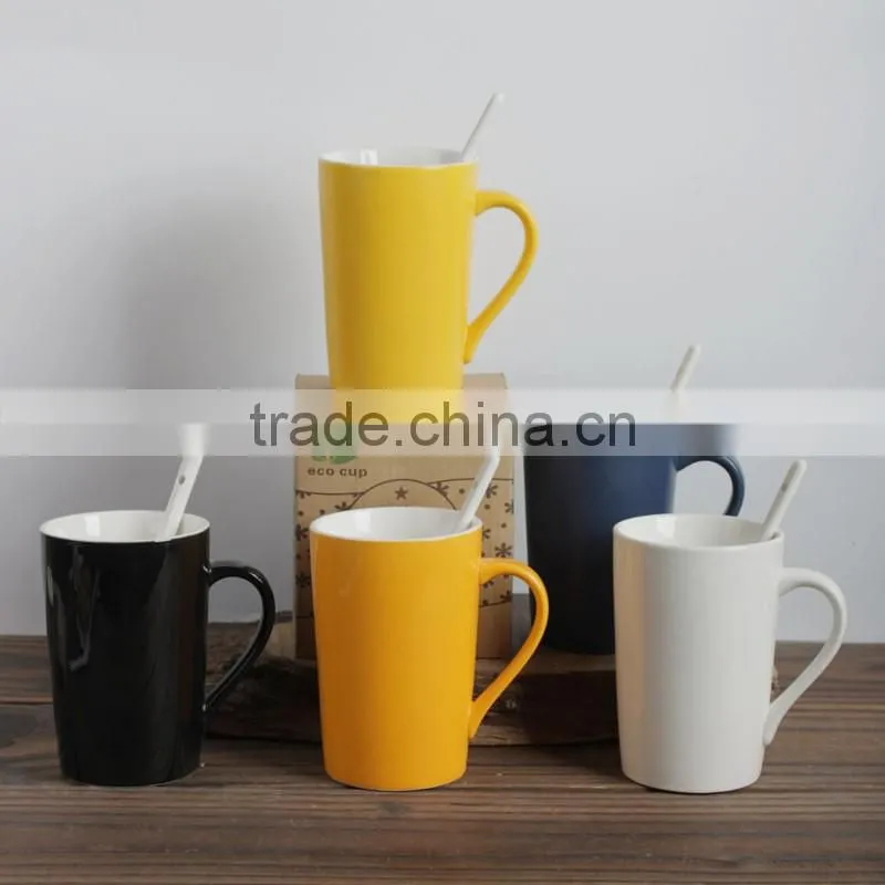 Double Wall Ceramic Chirp Thermal Travel Mug 12 OZ